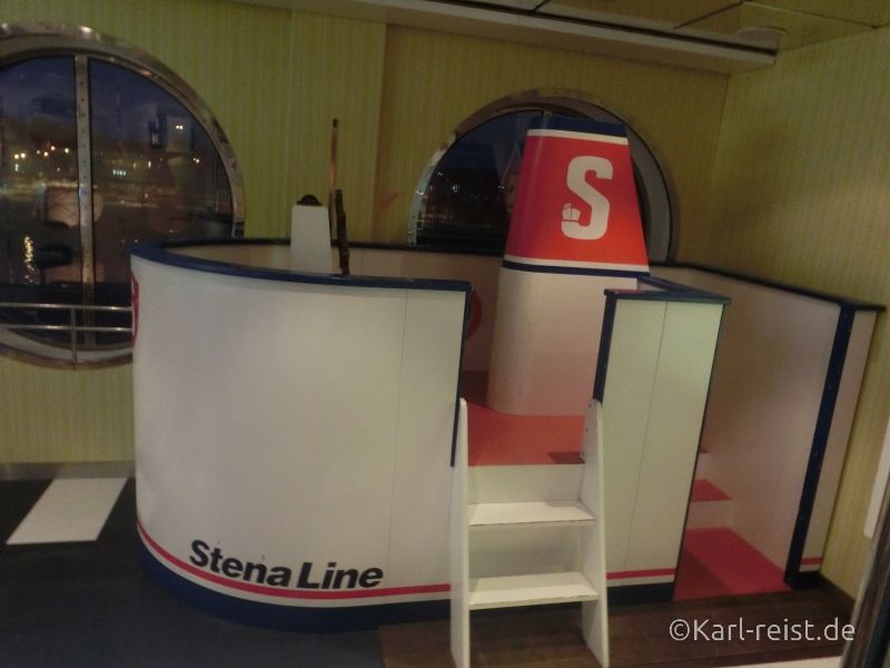 Spielschiff, Fähre in Spielecke auf Stena Scandinavican Kiel Göteborg