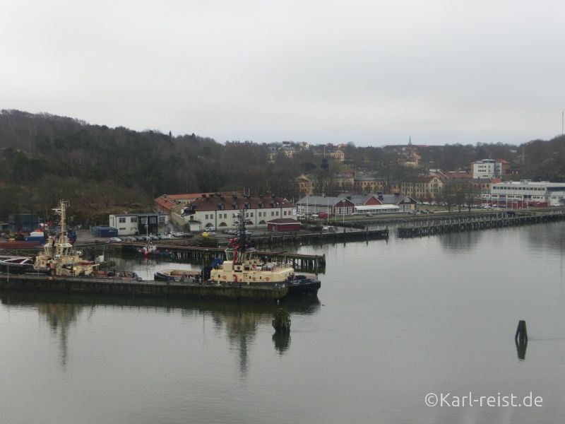 Aussicht von der Stena Scandinavican während der Fahrt nach Göteborg