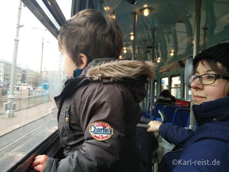Straßenbahn fahren in Göteborg