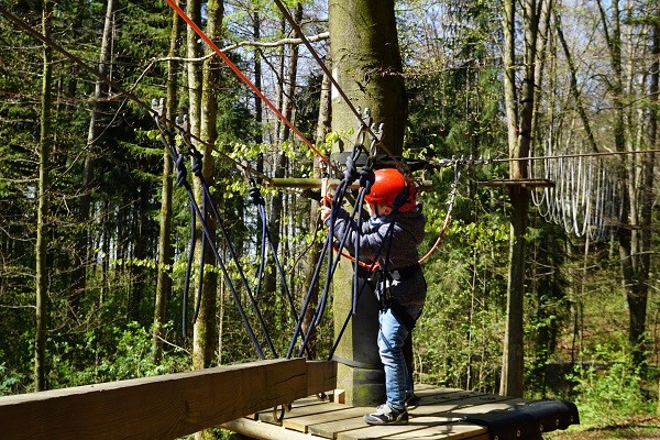 Kletterpark im Burrenwald