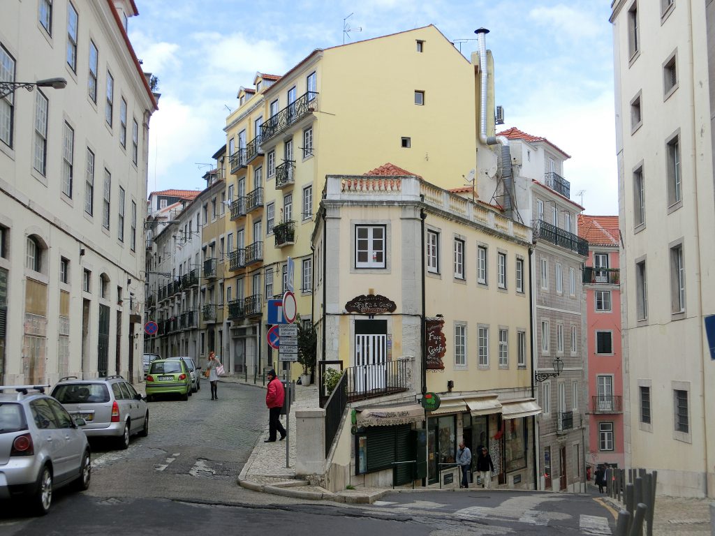 Straßenszene in Lissabon