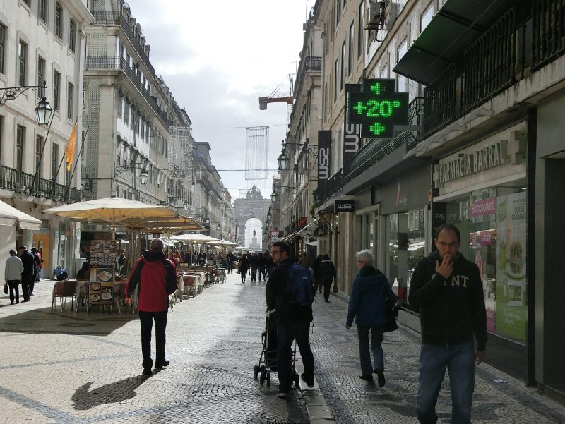 Temperatur im November in Lissabon