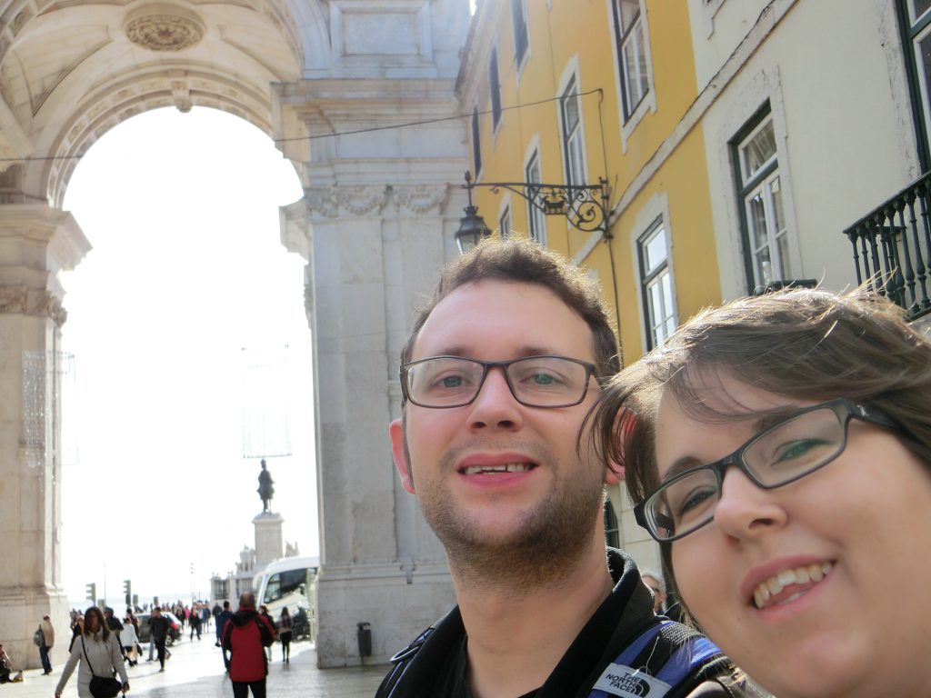 Nina und Sebastin in Lissabon