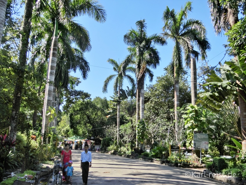 Yangon Zoo Spaziergänger