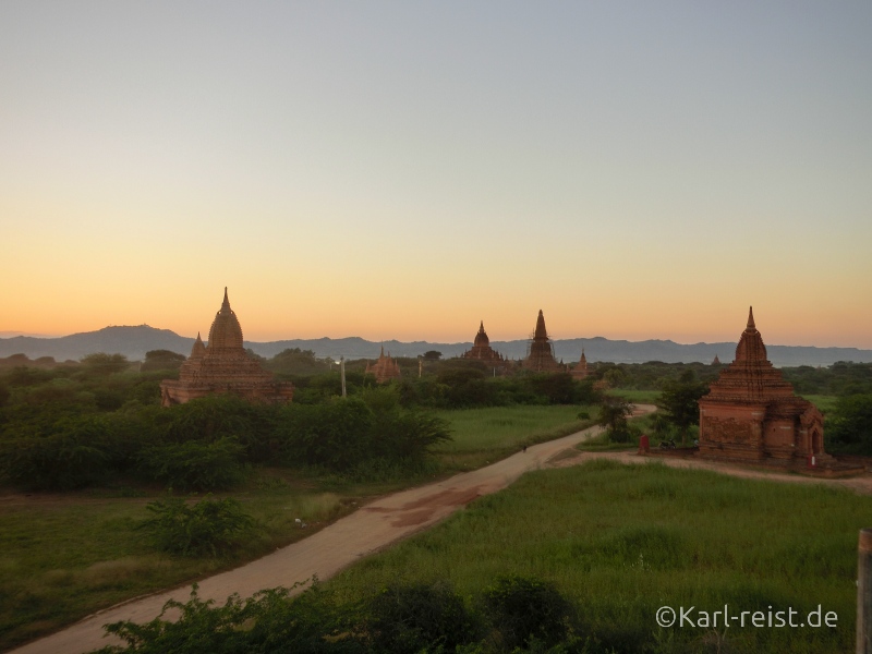 Sonnenuntergang Bagan 