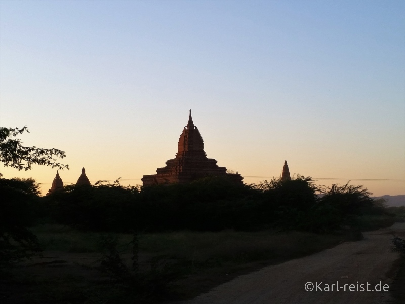 Sonnenuntergang Bagan