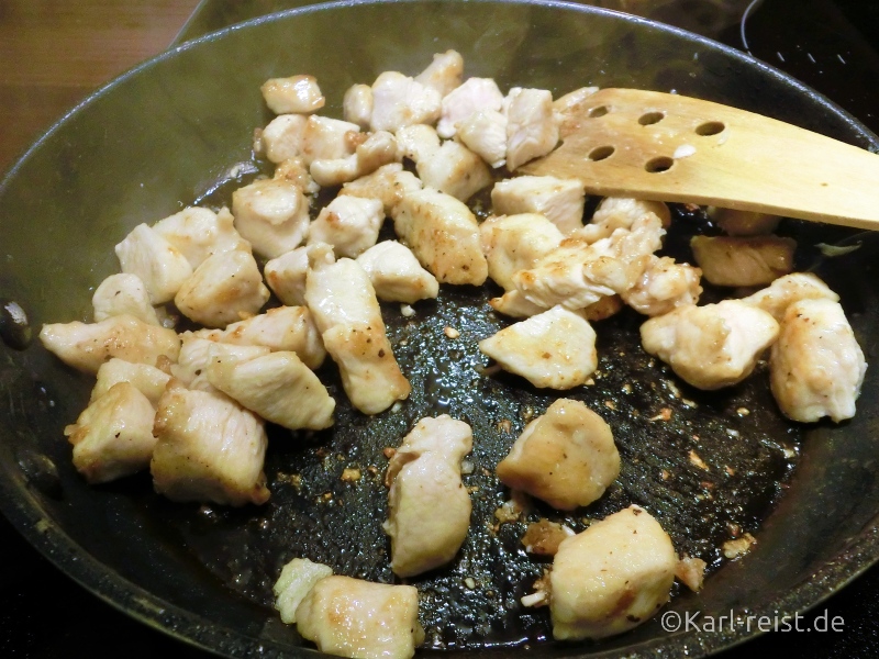 Fleisch anbraten