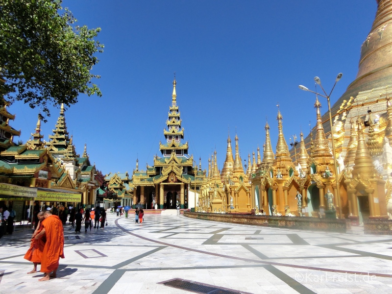 Terrasse Shwedagon Pagode