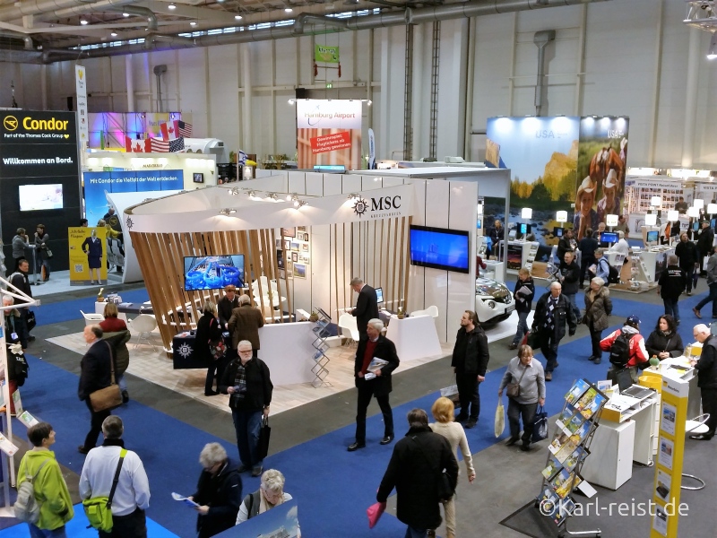 Kreuzfahrt Bereich 1 in Halle B5 Hamburg Reisen Messe