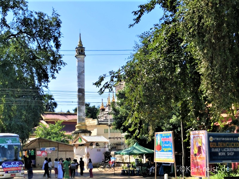 Straßenszene in Nyaung-U.