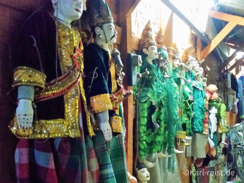 marionetten bei den mandalay marionettes burma myanmar