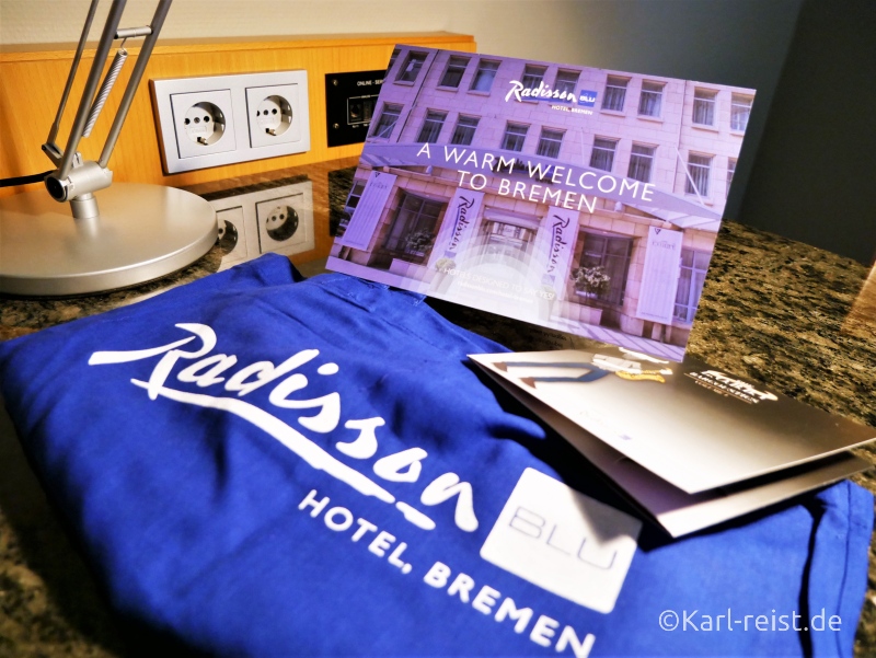 Begrüßung Radisson Blu Bremen