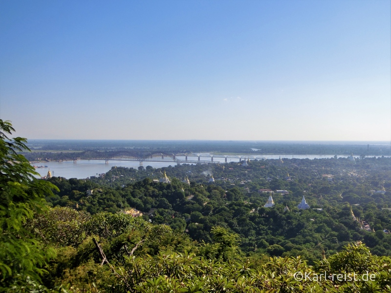 Ausblick von der Soon U Ponnayashin Pagode