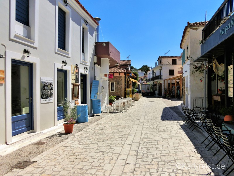 Peloponnes Finikounda Innenstadt