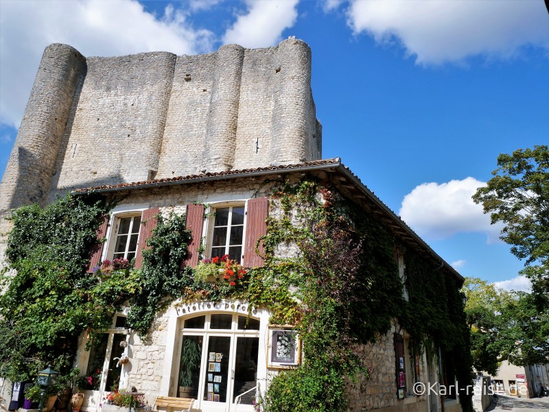 Cite medievale von Chauvigny Donjon Chateau de Gouzon
