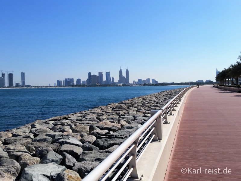 Dubai Palm Jumeirah Aussicht