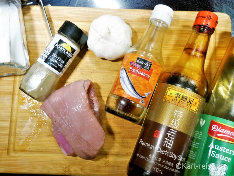 Pork Garlic Pepper Zutaten