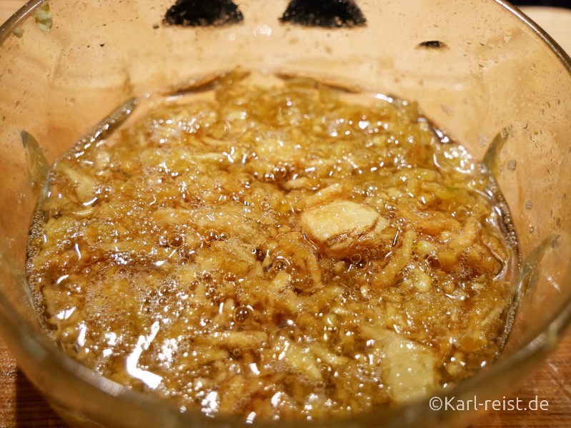 Frittierter Knoblauch