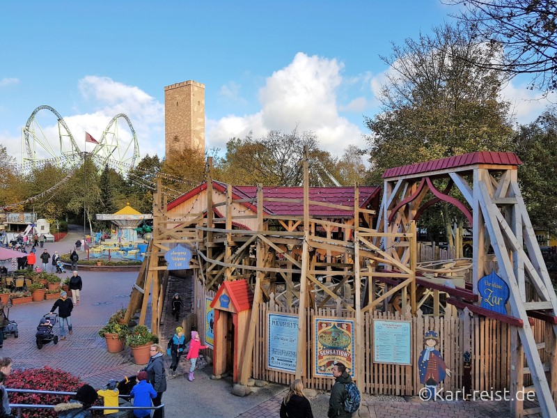Der kleine Zar Kinderachterbahn Hansa Park