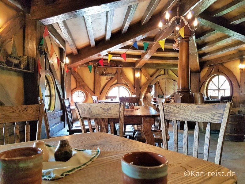 Neuseeland Nordinsel Green Dragon Pub Hobbiton