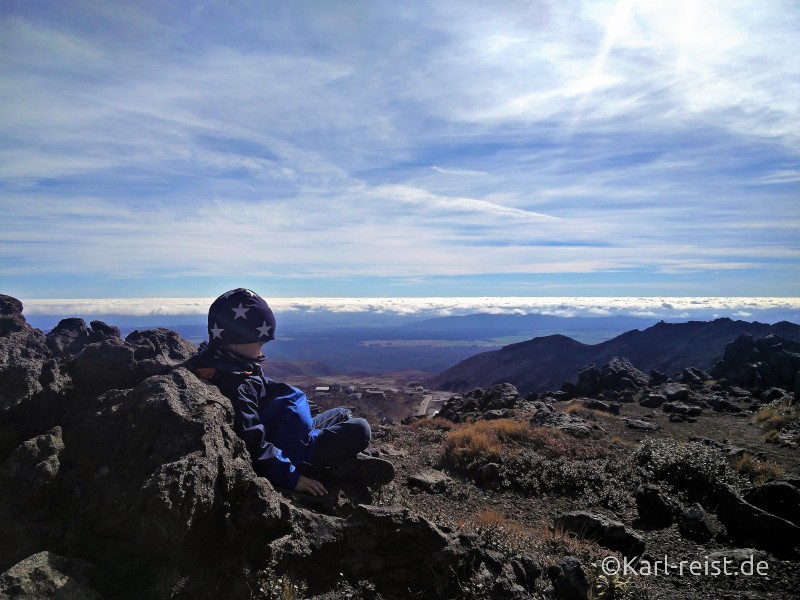 Neuseeland Nordinsel Aussicht Mount Ruapehu