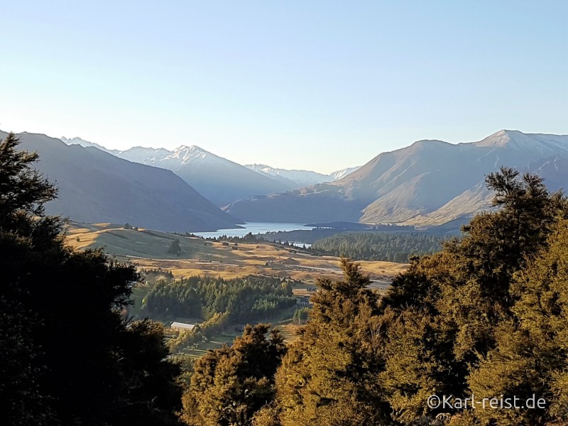Neuseeland Südinsel Aussicht Mount Iron Wanaka