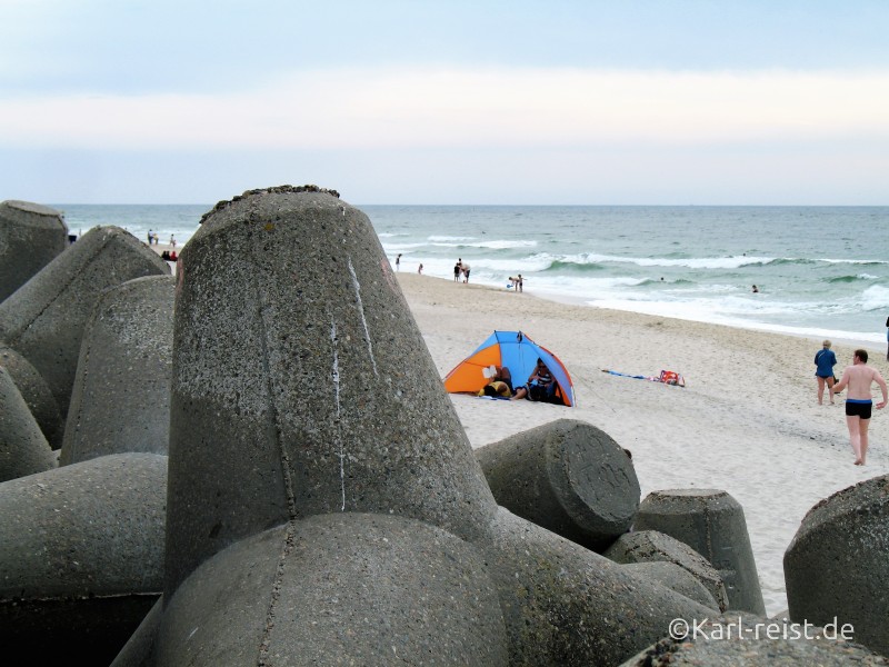Sylt Strand Wellenbrecher