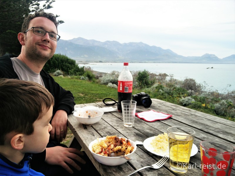 Kaikoura Esplanade Aussicht
