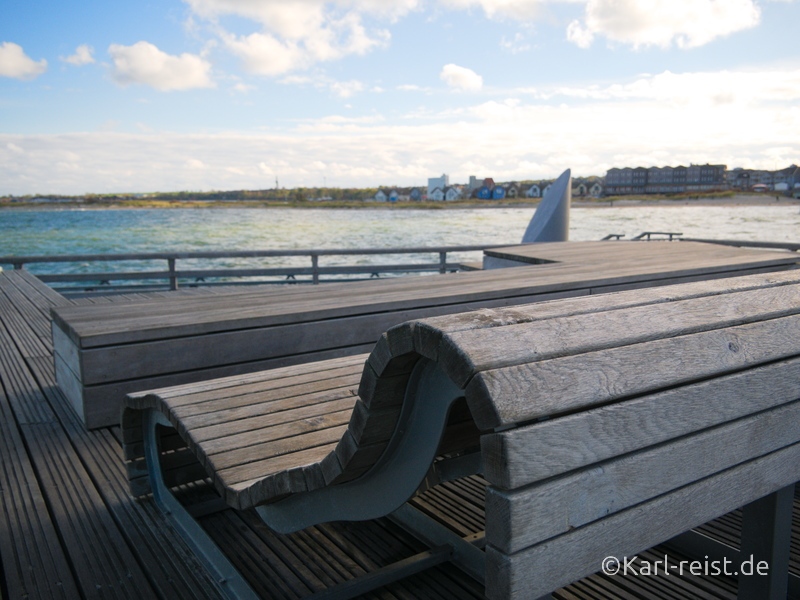 Heiligenhafen Liegeflächen auf Seebrücke