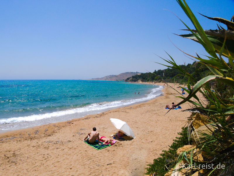 Sizilien Urlaub Strand Sciacca