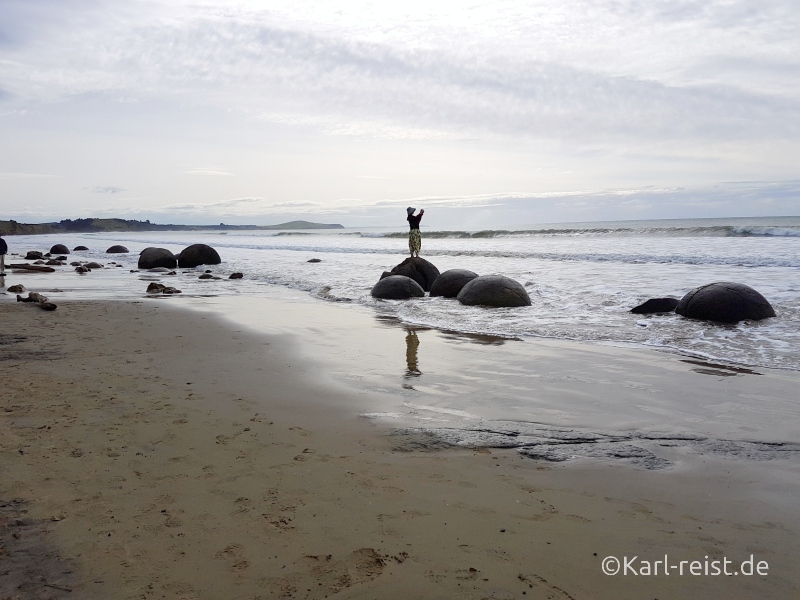 Moeraki Boulders Ostküste Neuseeland Südinsel